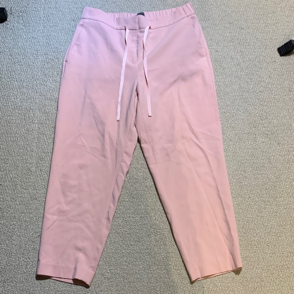 Pink Drawstring R W and Co Suiting Pant